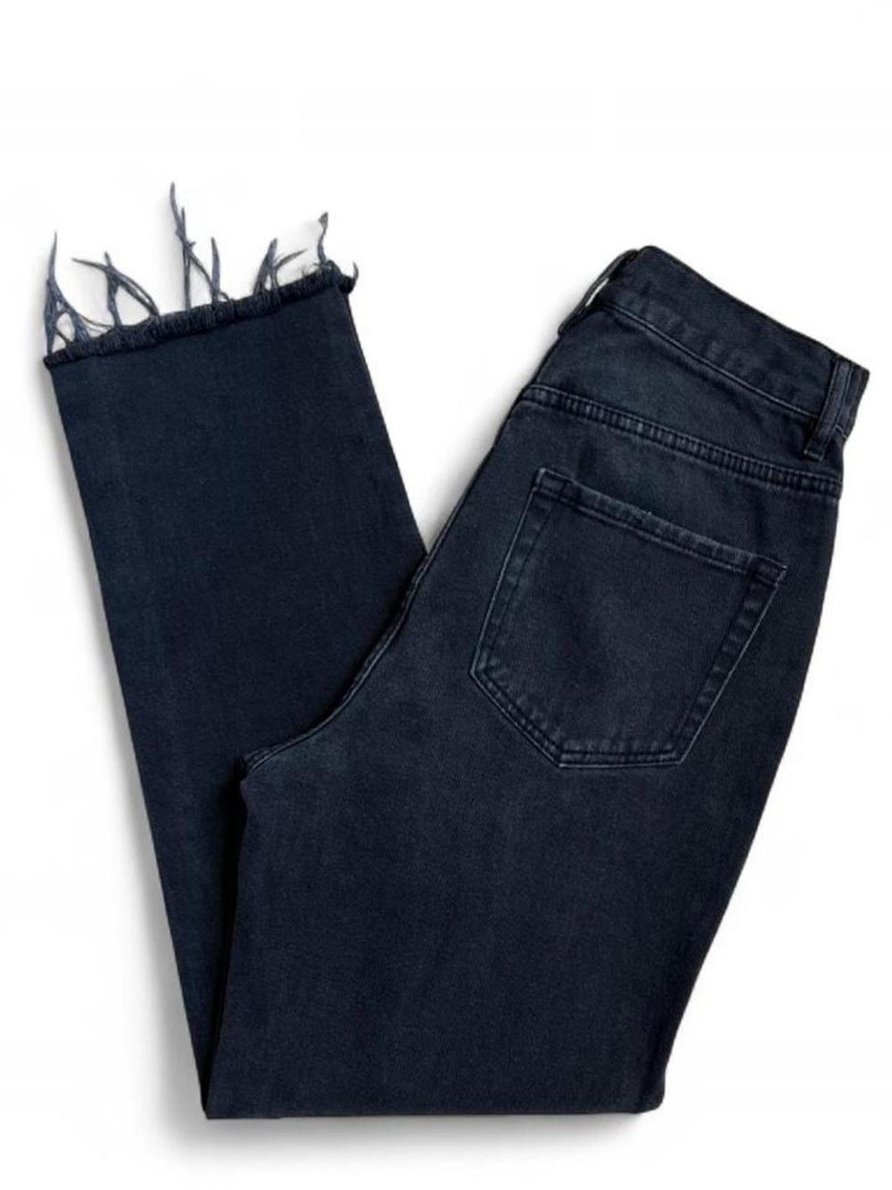 PacSun Black Distressed High Rise Straight Jeans Size 26